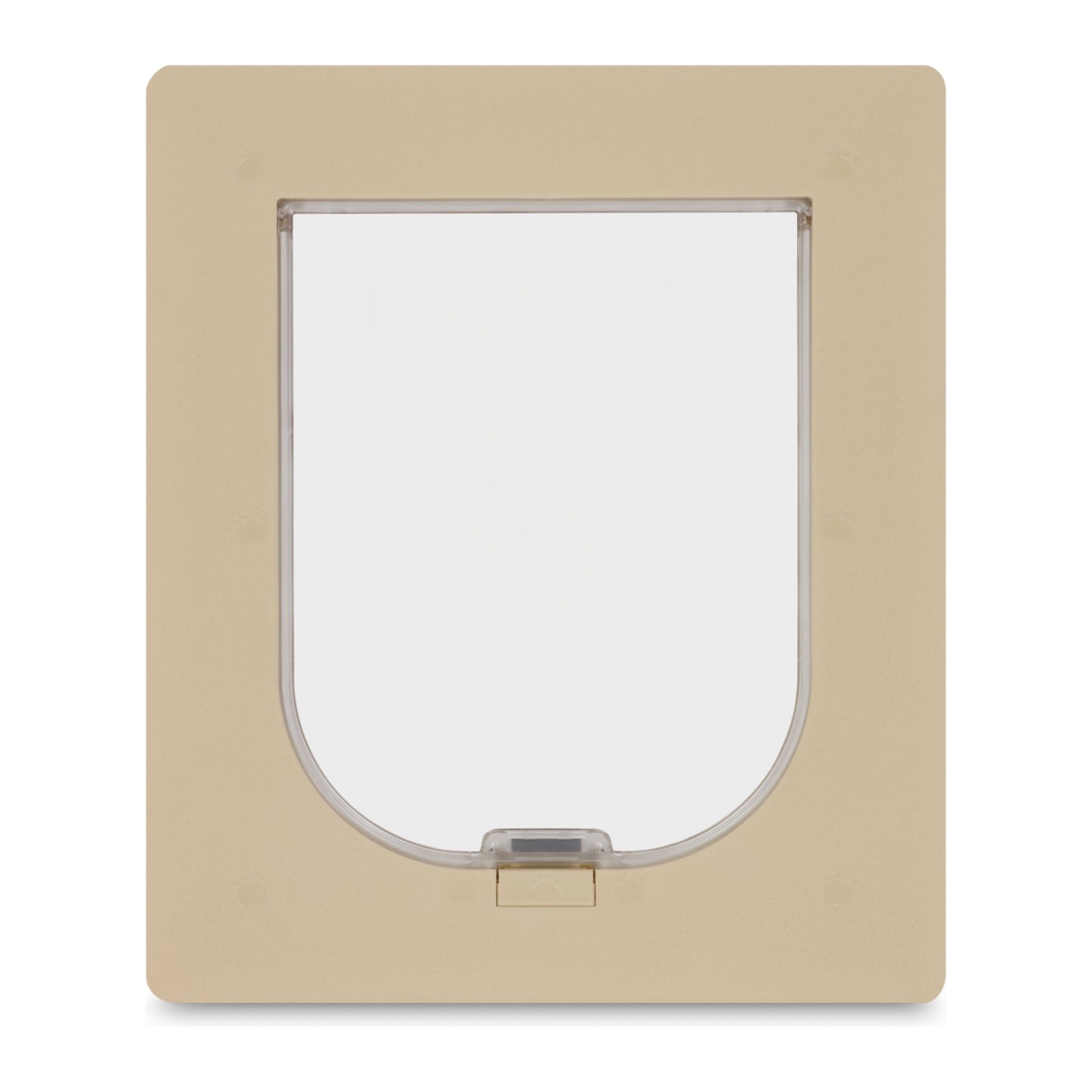 Pet Door – Suits Barrier & Screen Doors – Small 190 x 240mm Flap – Stone Beige Pet Door – Suits Barrier & Screen Doors – Small 190 x 240mm Flap – Stone Beige – front view
