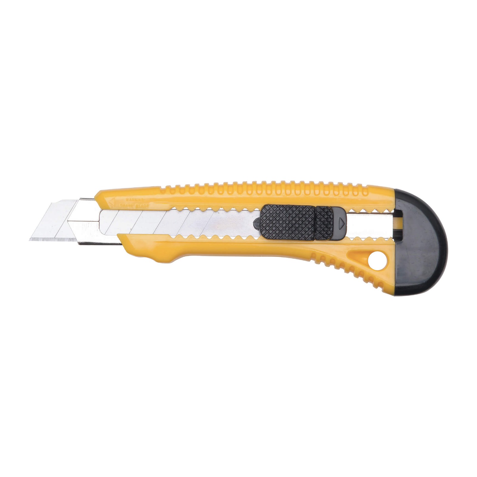 Box Cutter 18mm Snap-Off Blade – Plastic Economy – Yellow - TradeBase BXC18ECOYEL Box Cutter 18mm Snap-Off Blade – Plastic Economy – Yellow in Yellow