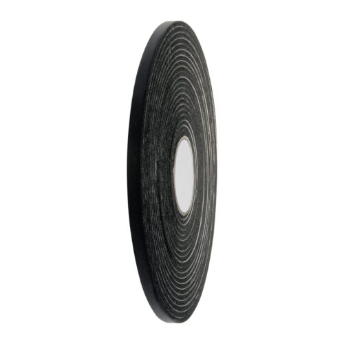 Foam Tape Black – Single-Sided Nitrile – Petway™ Compatible – 6mm x 12mm x 12.5m in Black