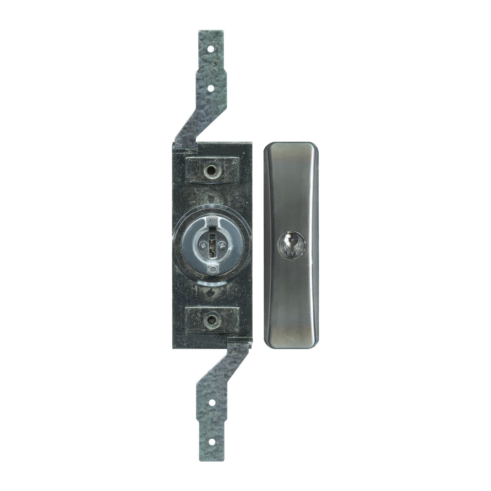 Universal Roller Door Lock – Garage Door – 2 x C4 Keys - TradeBase GDLROLLUNI Universal Roller Door Lock – Garage Door – 2 x C4 Keys
