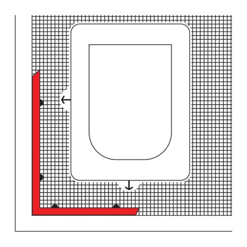 Pet Door L-Bracket Adaptor – Corner Mount – Petway™ Compatible – Small