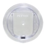 Pet Door for Glass – Small – Clear in Clear