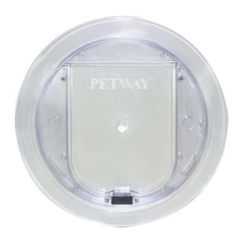 Pet Door for Glass – Small – Clear in Clear