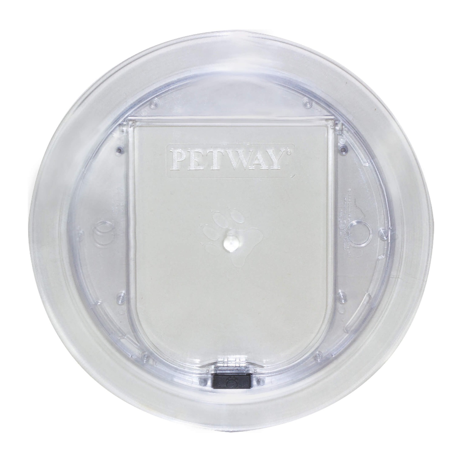Pet Door for Glass – Small – Clear - TradeBase PETGLSSCLR Pet Door for Glass – Small – Clear in Clear