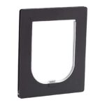 Pet Door – Suits Barrier & Screen Doors – Medium – Black in Black