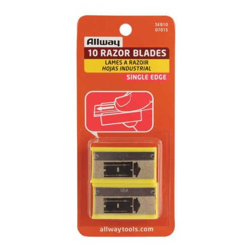 Single Edge Razor Blades – Suits Scrapers – Pack of 10