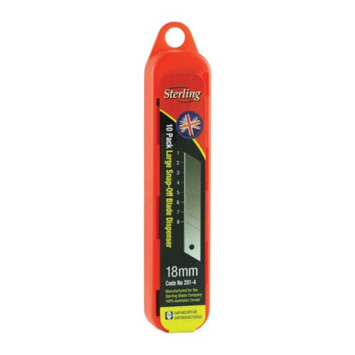 18mm Snap-Off Blades – Pack of 10